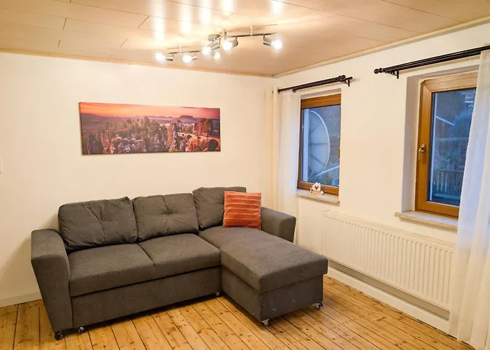 Hw13-urlaubsmagie - Für Bis Zu 10p - Gemeinschaftsgarten Mit Sauna&pool Apartment Sebnitz